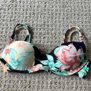 floral bikini top